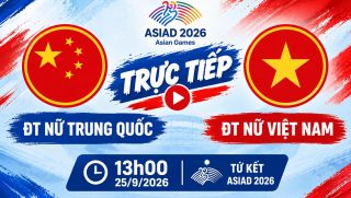 VTV trực tiếp bóng đá nữ Việt Nam vs Trung Quốc - Link xem trực tiếp bóng đá nữ ASIAD 2026 trên VTV6