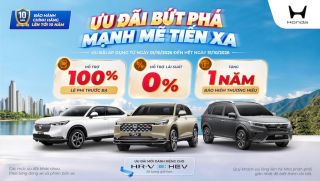 Honda hỗ trợ tài chính và tặng nhiều quà hấp dẫn cho khách mua ô tô trong tháng 10