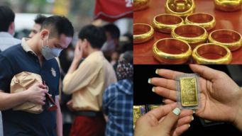 Giá vàng chốt phiên hôm nay 25/4: Sáng xanh chiều đỏ, giá vàng quay ngoắt 180 độ chỉ trong 1 ngày 