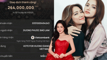 Ca sĩ Hòa Minzy vừa mạnh tay chi 264 triệu đồng để ủng hộ 50.000 vote cho Hoa hậu Hương Giang