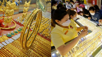 Giá vàng hôm nay 23/4: Bảng giá vàng miếng SJC vàng nhẫn 9999 lại 'lùi sâu', giá rời xa mốc đỉnh