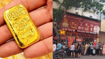 Bảng giá vàng hôm nay 12/10: Vàng SJC vàng 9999 tăng nhanh rồi giảm nhanh, vàng thế giới mất đà tăng