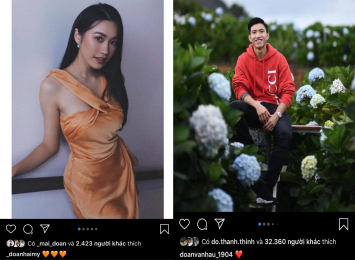 Văn Hậu và bạn gái tin đồn 19 tuổi lại bí mật thả thính nhau sau màn ôm ấp công khai ở CK HHVN 2020