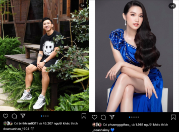 Văn Hậu và bạn gái tin đồn 19 tuổi lại bí mật thả thính nhau sau màn ôm ấp công khai ở CK HHVN 2020