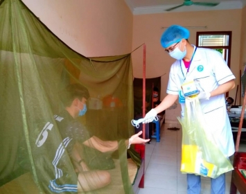 Thái Bình: Một bệnh nhân tái dương tính với COVID-19, 4 người bị cách ly