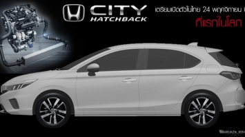 Honda City hatchback lộ thông số khủng