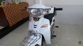 Honda Dream 125 2021 màu trắng về đại lý với diện mạo đẹp mê mẩn, giá bán khiến Wave Alpha 'e ngại'