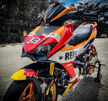Honda Winner X bản độ xe phân khối lớn