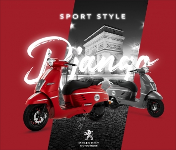 Peugeot Django 2021 ra mắt cạnh tranh Honda SH 150i