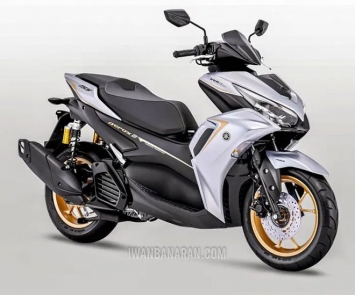Yamaha Aerox 155 2021 bản mới lộ diện với thiết kế mới cực hầm hố, đẹp lấn át Honda Air Blade