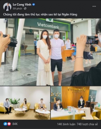 Công Vinh khoe cận cảnh trong ngân hàng khi sao kê, CĐM bức xúc chỉ vì 1 chi tiết nhỏ