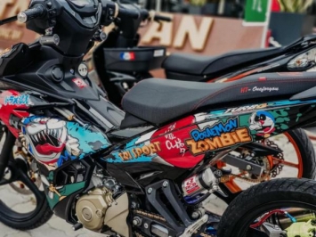 yamaha exciter 150 bản độ doraemon