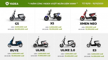 Xe điện YADEA giảm ‘nóng’ 3 triệu đồng, sẵn sàng đấu ‘1 chọi 1’ với VinFast Klara ảnh 2