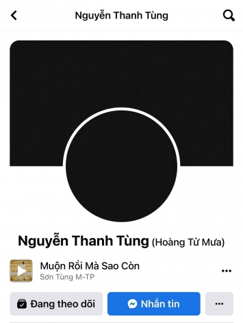 Sơn Tùng M-TP bất ngờ cập nhật loạt avatar đen trên Facebook khiến ...
