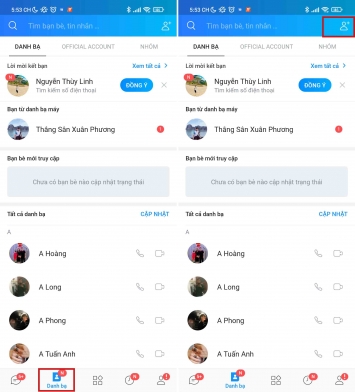 kết bạn zalo không cần số điện thoại