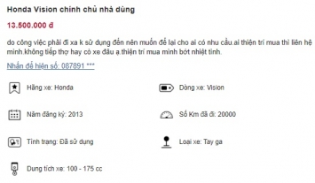 Phát cuồng trước chiếc Honda Vision chỉ còn 13 triệu, rẻ hơn Honda Air Blade tận 30 triệu ảnh 1