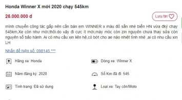 Chiếc Honda Winner X 2020 giá chỉ 26 triệu, rẻ hơn Yamaha Exciter 17 triệu, cơ hội quất xe cực hời ảnh 1