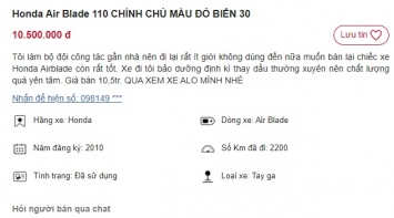 Phát sốt trước chiếc Honda Air Blade chỉ còn 10 triệu, rẻ hơn giá Honda Vision 2021 tận 20 triệu ảnh 1