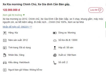 Chiếc Kia Morning giá chỉ 122 triệu, rẻ ngang Honda SH 150i 2020, cơ hội săn xe siêu ngon! ảnh 1