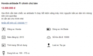 Chiếc Honda Air Blade chỉ còn 13 triệu khiến Vision, Lead 'choáng váng', cơ hội mua xe ngon giá rẻ ảnh 1