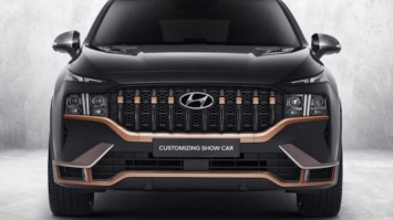 Hyundai Santa Fe 2021 bất ngờ có gói độ ngoại hình 'đạo nhái' Lamborghini  Urus