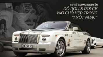 tài xế của ông Đặng Lê Nguyên Vũ lùi Rolls-Royce Phantom