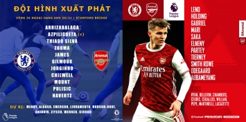 Cập nhật: Link xem trực tiếp bóng đá Chelsea vs Arsenal 2h15 hôm nay - vòng 36 Ngoại hạng Anh