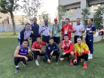 Gặp lại bại tướng Thái Lan, VĐV boxing ĐT Việt Nam rủ đối thủ giao lưu võ thuật ngay tại chỗ