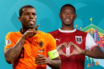 Trực tiếp bóng đá Hà Lan vs Áo 2h00 ngày 18/06 EURO 2021, link xem trực tiếp HD VTV3