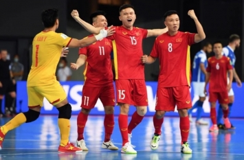 ĐT Việt Nam thua đậm Brazil ngày ra quân Futsal World Cup 2021