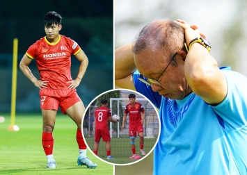 Văn Thanh chấn thương, HLV Park 'khủng hoảng' ở vị trí hậu vệ phải trước trận Việt Nam vs Trung Quốc