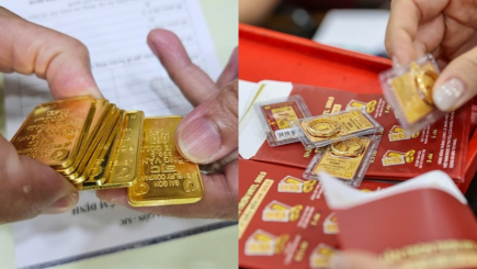 Giá vàng hôm nay 25/6 đổ sập, vàng miếng mất 1 triệu đồng/lượng, thương hiệu nào giá thấp nhất?