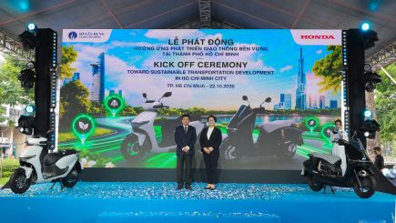 Honda Việt Nam và Sở Xây dựng Thành phố Hồ Chí Minh tổ chức Lễ phát động hưởng ứng phát triển giao thông bền vững 
