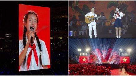 Danh tính cô bé 13 tuổi ‘con nhà người ta’ hát tại ‘Concert Quốc gia’ trước 50.000 khán giả, có thành tích khủng
