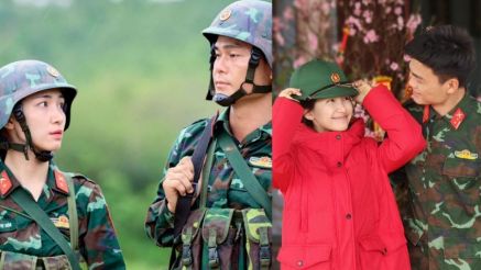 Lộ khoảnh khắc ‘thầm thương trộm nhớ’ Hòa Minzy của Đại úy Thăng Văn Cương tại Sao Nhập Ngũ