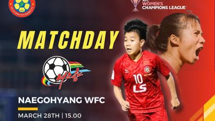 Trực tiếp CLB nữ TP.HCM vs Naegohyang FC - 15h00 ngày 28/3 - Link trực tiếp Cúp C1 nữ châu Á 2025/26