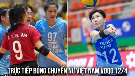 Link xem trực tiếp bóng chuyền nữ Việt Nam VĐQG hôm nay 12/4: Căng thẳng đến set cuối cùng