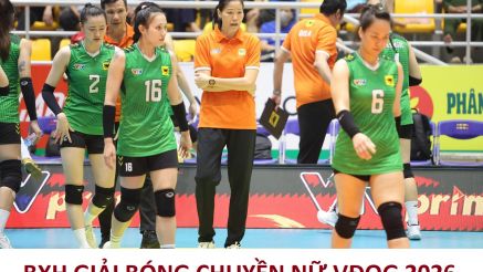 Bảng xếp hạng Giải bóng chuyền nữ Việt Nam VĐQG 2026 mới nhất: VTV Bình Điền Long An thua đau