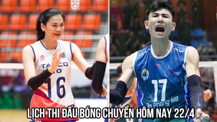 Lịch thi đấu bóng chuyền hôm nay 22/4: Cú hích đặc biệt trước thềm bán kết Cúp Hùng Vương 2026