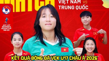 Kết quả, tỷ số U17 Việt Nam vs U17 Trung Quốc hôm nay 4/5 - VCK U17 châu Á 2026: Chênh lệch đẳng cấp