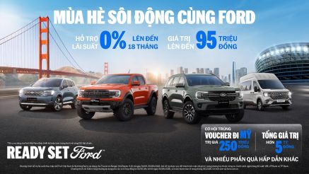 Ford Việt Nam triển khai chương trình khuyến mãi mùa hè với ưu đãi đến 95 triệu đồng