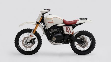 Tamarit biến Triumph Scrambler 400 XC thành chiến binh enduro Miura