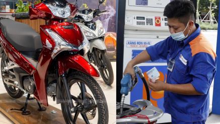 Giá xăng dầu trưa nay 1/9: E10 RON95 rất gần mốc 17.000 đồng, E5 RON92 'bay màu' 9.000 đồng từ đỉnh, Honda Future cực rẻ