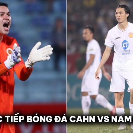 Trực tiếp bóng đá CLB CAHN vs Nam Định - Vòng 16 V.League 2023/24: Filip Nguyễn bất lực trước Tuấn Anh?