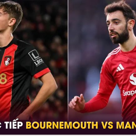 Trực tiếp bóng đá Bournemouth vs MU, 20h ngày 27/4 - Link xem Ngoại hạng Anh K+ FULL HD