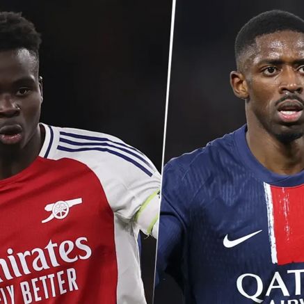 Kết quả bóng đá Champions League hôm nay: Dembele lu mờ trước Saka, Arsenal hủy diệt PSG?