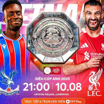 Xem trực tiếp bóng đá Liverpool vs Crystal Palace ở đâu, kênh nào? Link trực tiếp Siêu cúp Anh HD 