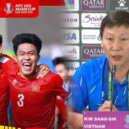 U23 Việt Nam khởi đầu năm 2026 cực kỳ ấn tượng, HLV Kim Sang-sik lập cột mốc hiếm có sau trận thắng Jordan