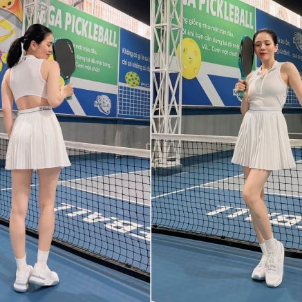 Lệ Quyên gây sốt trên sân pickleball trước lùm xùm phát ngôn, vóc dáng tuổi U50 nhiều người mơ ước