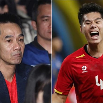 Hình ảnh bố Hiểu Minh 'ngấn lệ' vì con trai gây xót xa, trung vệ U23 Việt Nam nguy cơ lỡ ASEAN Cup
